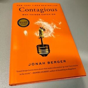 BRAND NEW- “Contagious Why Things Catch On” by Jonah Berger Hardcover